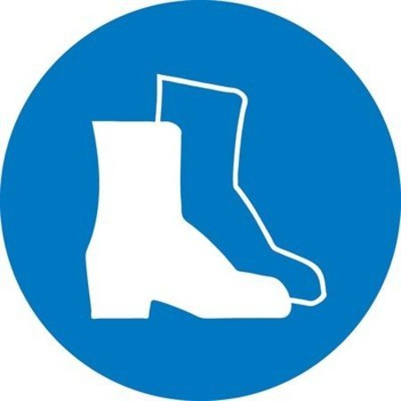 NMC Wear Foot Protection Iso Label, Pk5 ISO406AP
